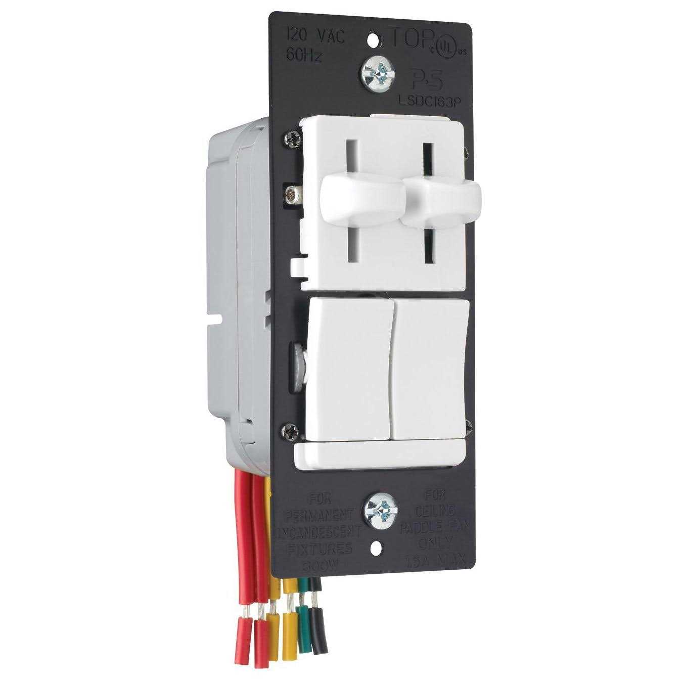 Pass & Seymour Lampholder With Two Outlets 1406ICC10 - Inhomebuy