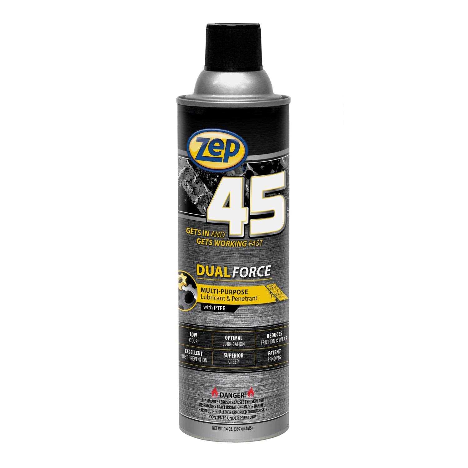 Zep 45 Dual-Force Lubricant/Penetrant 374301 - Inhomebuy