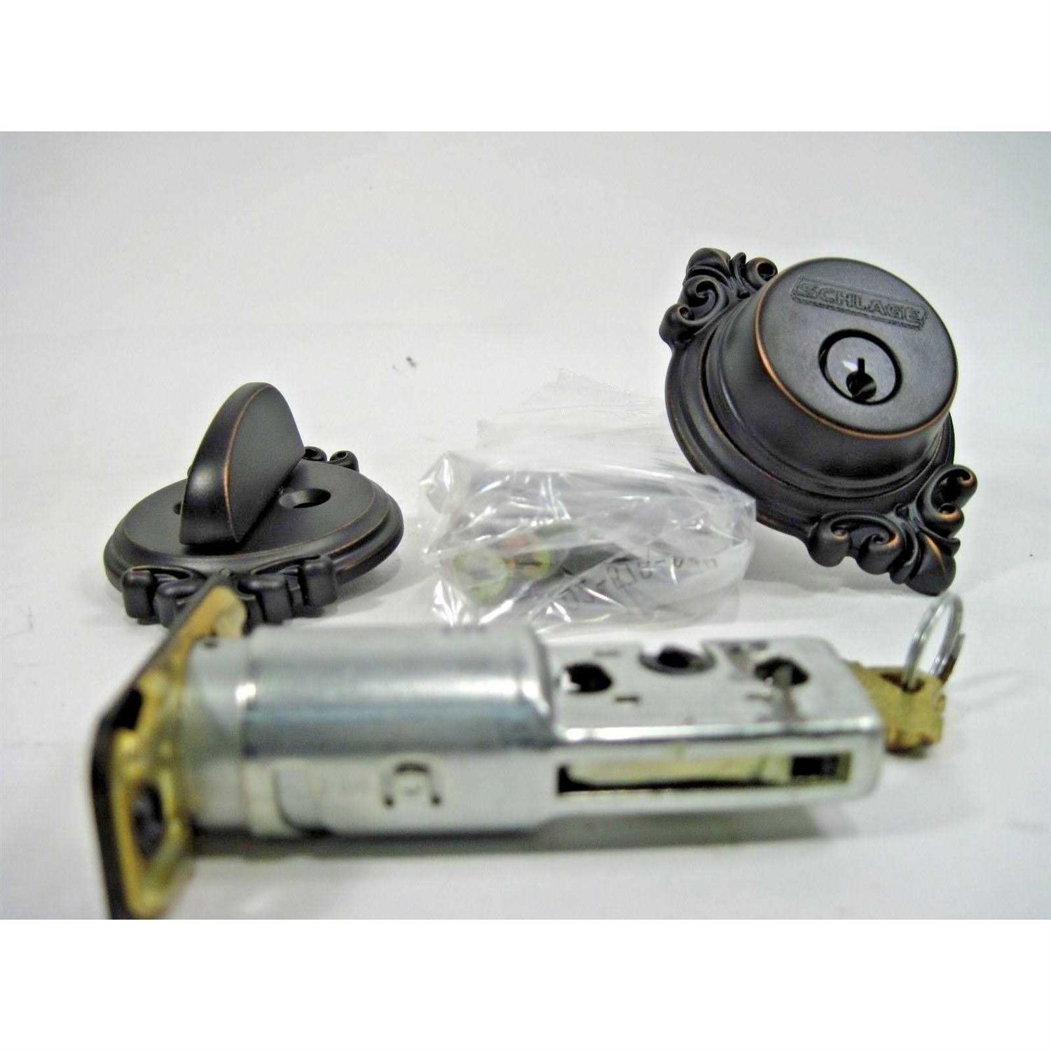 Single Cylinder Deadbolt with Brookshire Trim Schlage - Inhomebuy