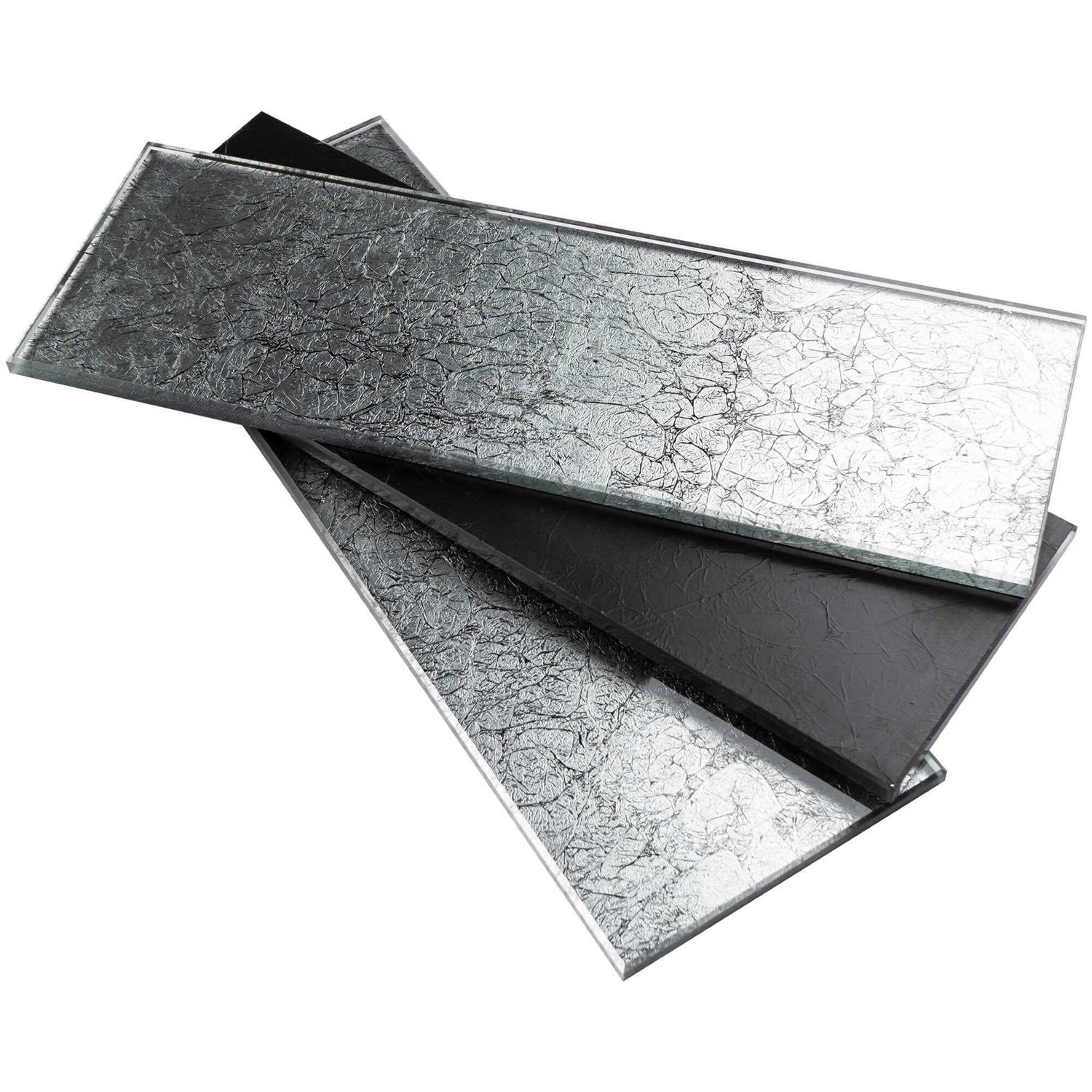 Crystile 4 x 12 Glass Mosaic Subway Tile Supreme Tile - Inhomebuy