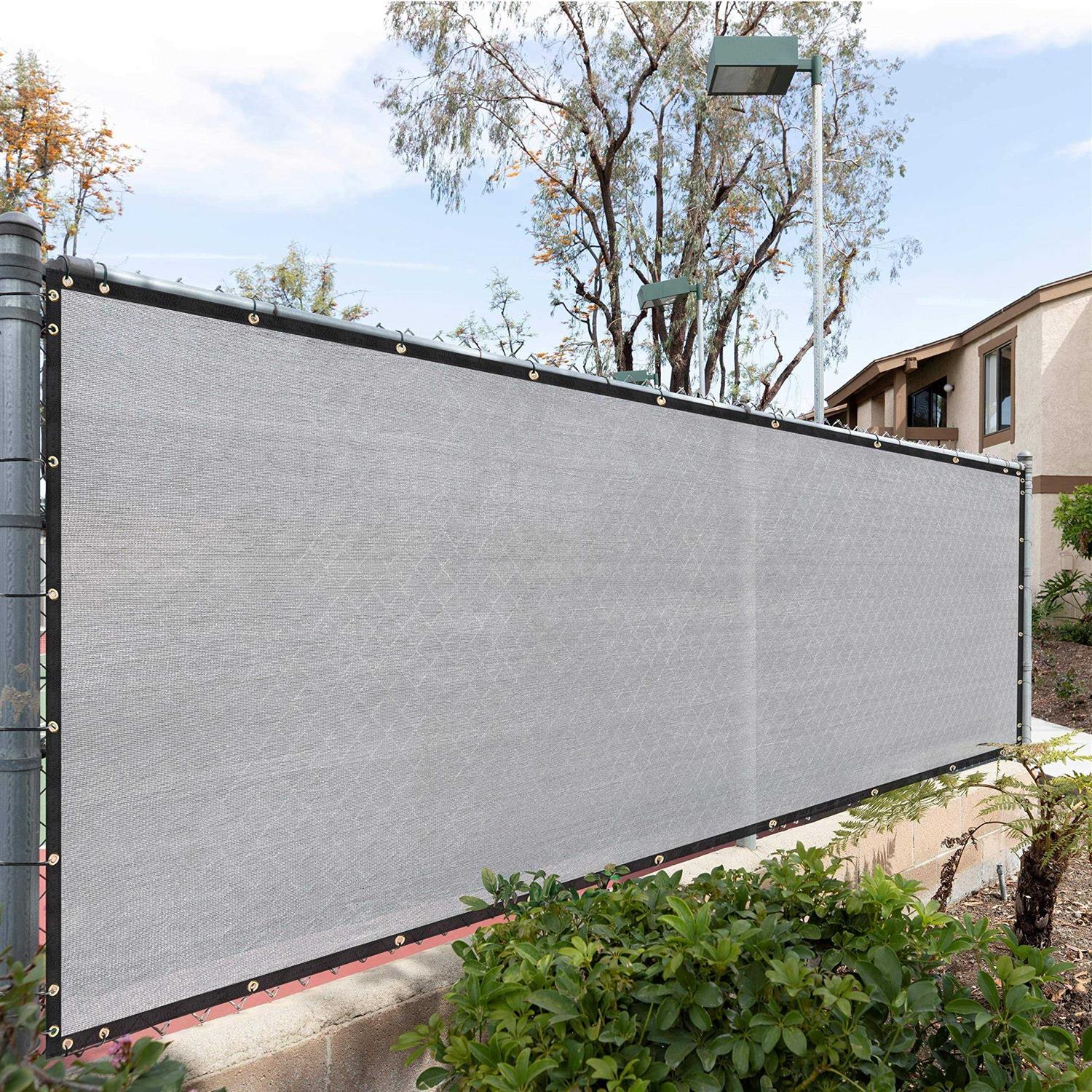 Royal Shade 6 X 50 Fence Privacy Screen Cover Windscreen With Heavy Duty Brass Grommets -Cable Zip Ties Include -Make Cust - Inhomebuy