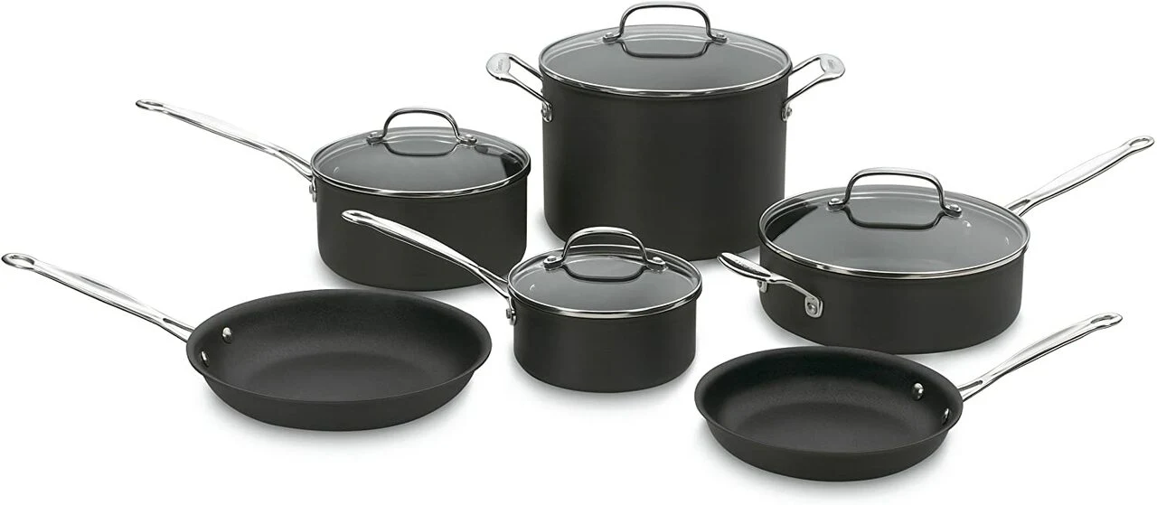 Cuisinart 10-piece set anodized ChefsClassic | 66-10 - Inhomebuy
