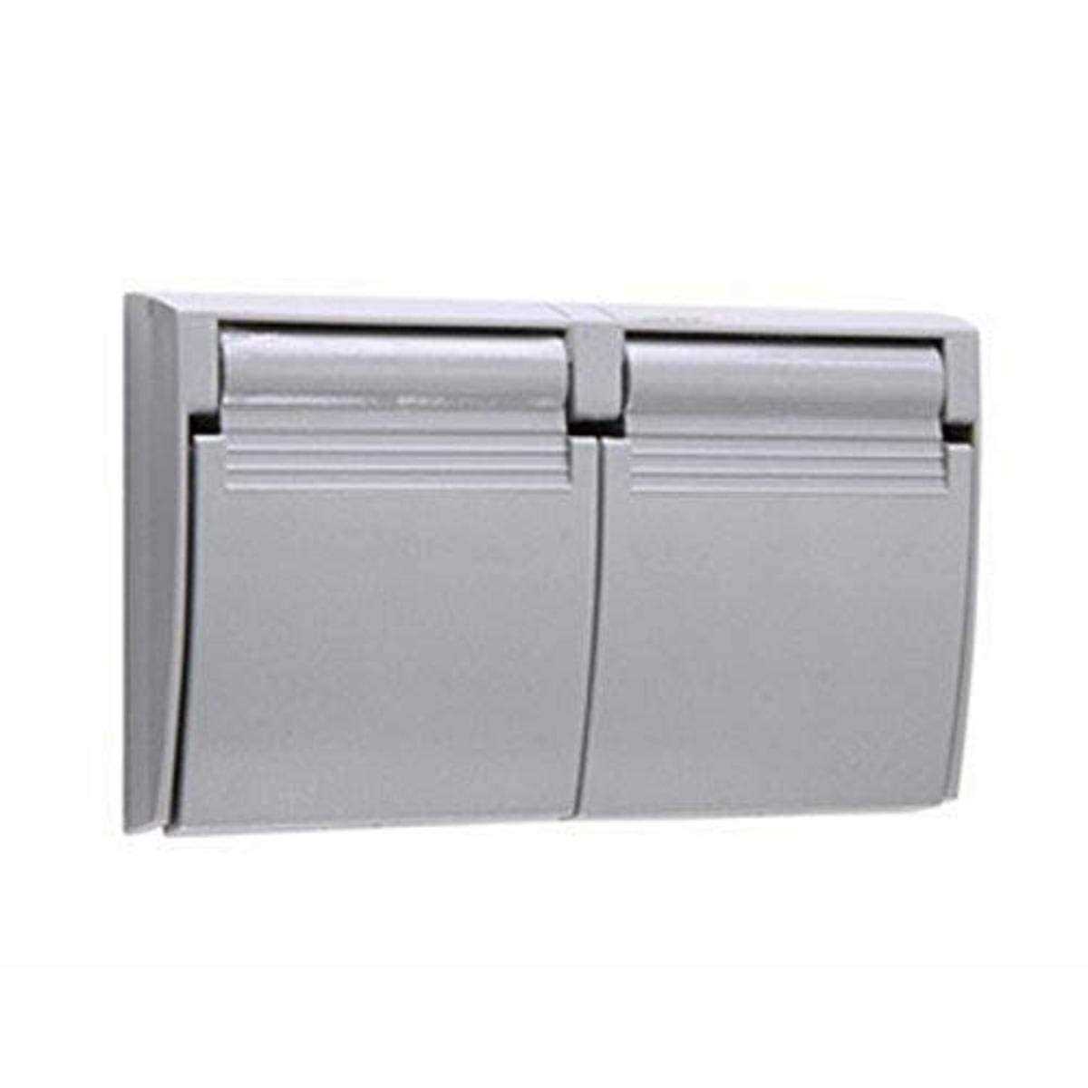 Pass & Seymour 302/304 S/S 2 Gang 1 Decorator/Rocker Wall Plate SS746 - Inhomebuy