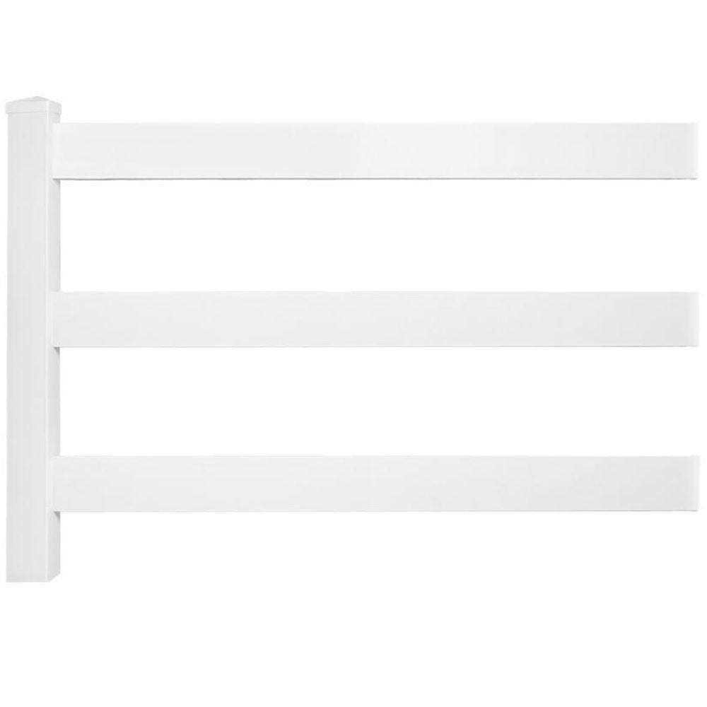 Weatherables 3.5 ft. H x White Vinyl Railing Kit - Inhomebuy