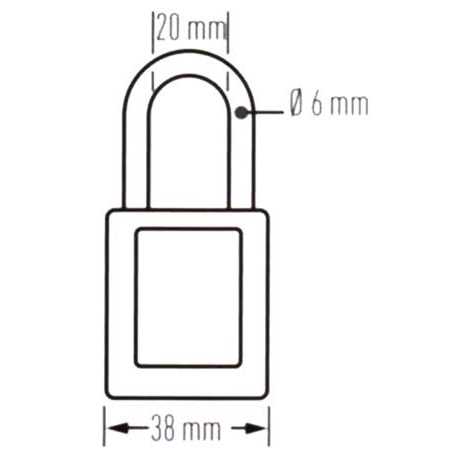Master Lock 410 Safety Lockout Padlock - Inhomebuy