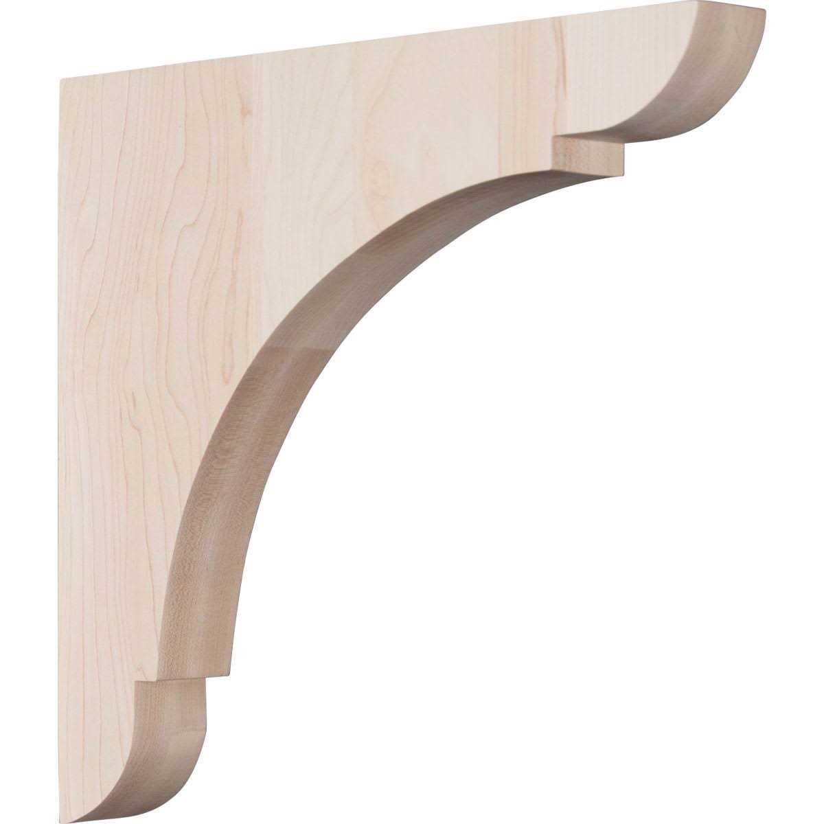 Olympic Extra Large Wood Bracket Ekena Millwork Finish BKTW01X - Inhomebuy