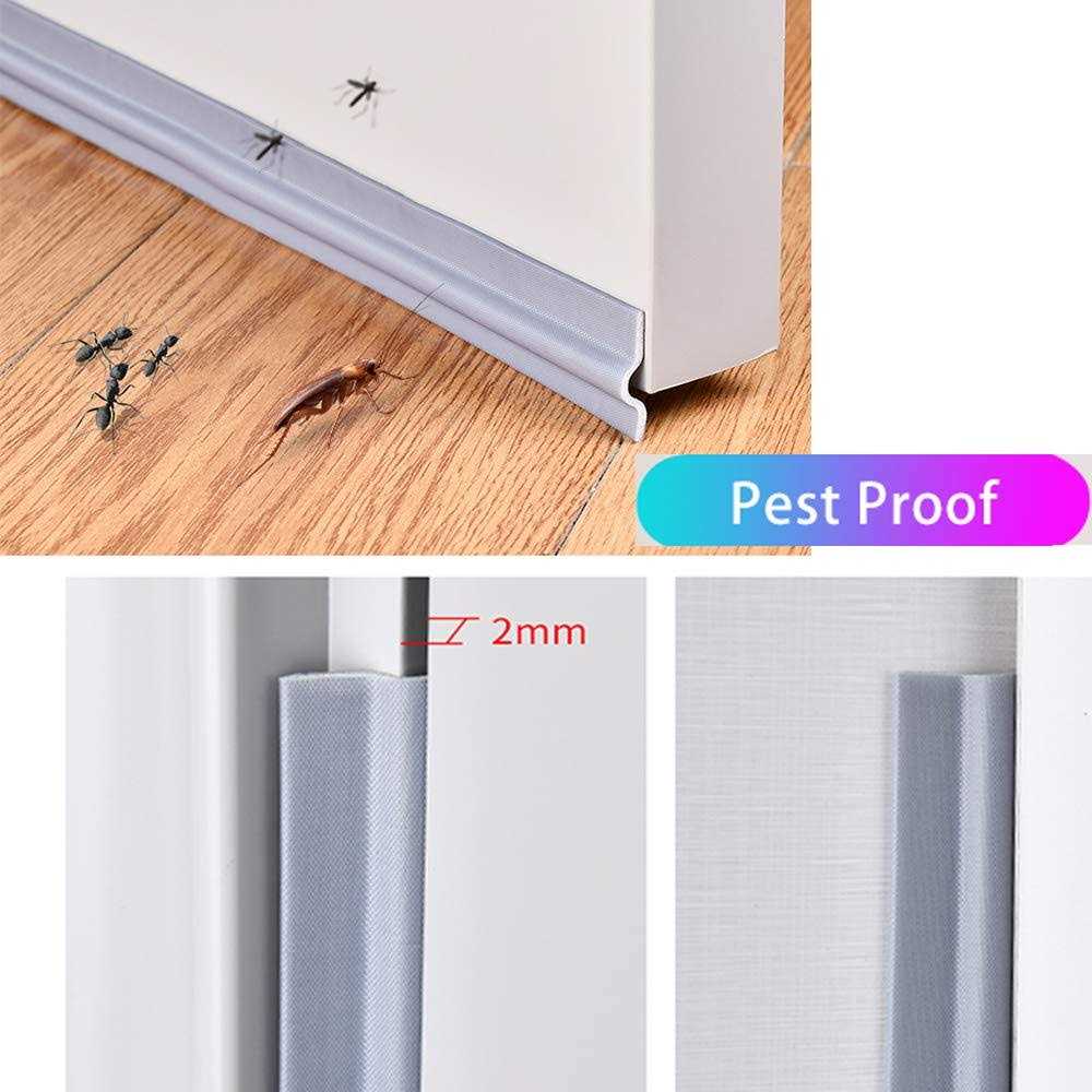 cuysfead 118 Inch Window Draft Stopper Foam Seal Strip Self Adhesive, Window Insulation and Door Side Weather Stripping Soundproof - Inhomebuy
