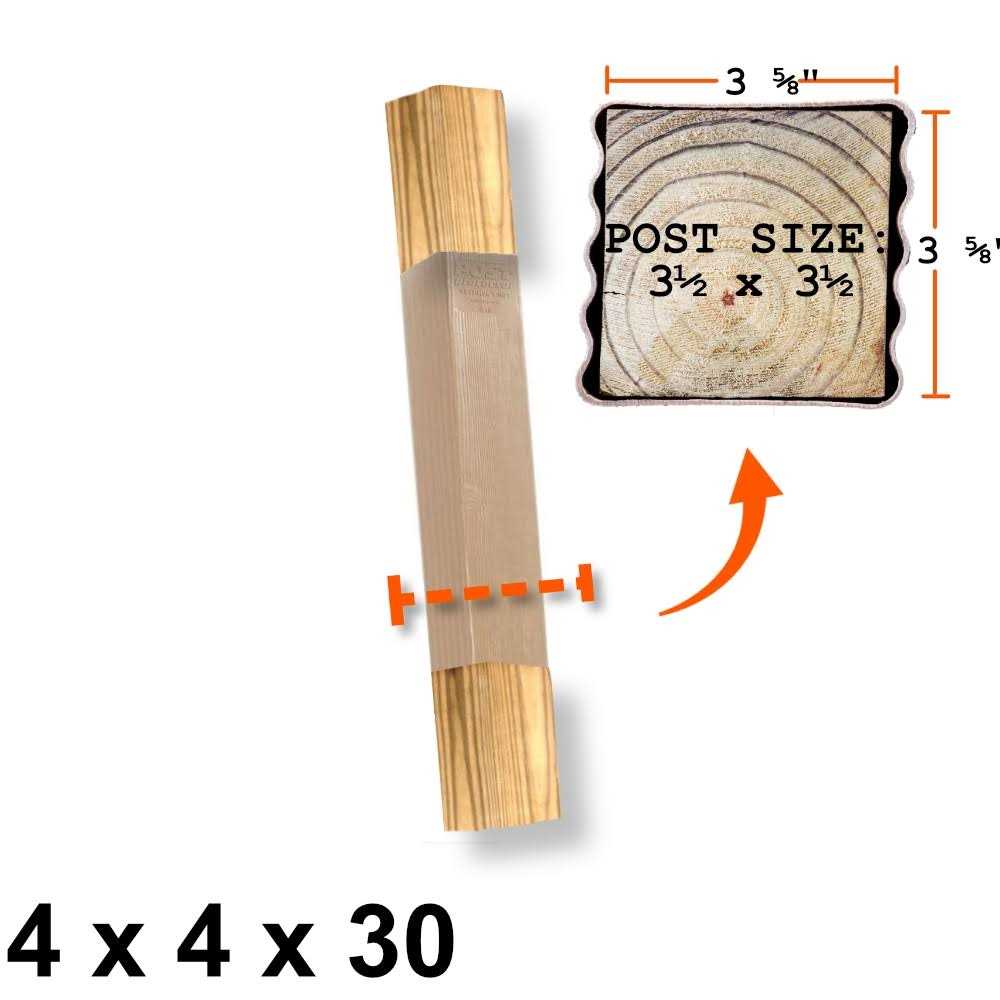 Post Protector 30 in. in-Ground Fence Post Decay Protection - Inhomebuy