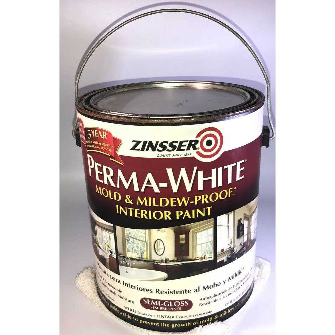 Zinsser Perma Mold Mildew-Proof White Interior Paint - Inhomebuy