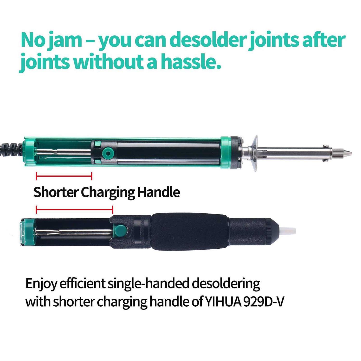 YIHUA 862BD+ SMD ESD Safe 2 in 1 Soldering Iron Hot Air Rework Station - Inhomebuy