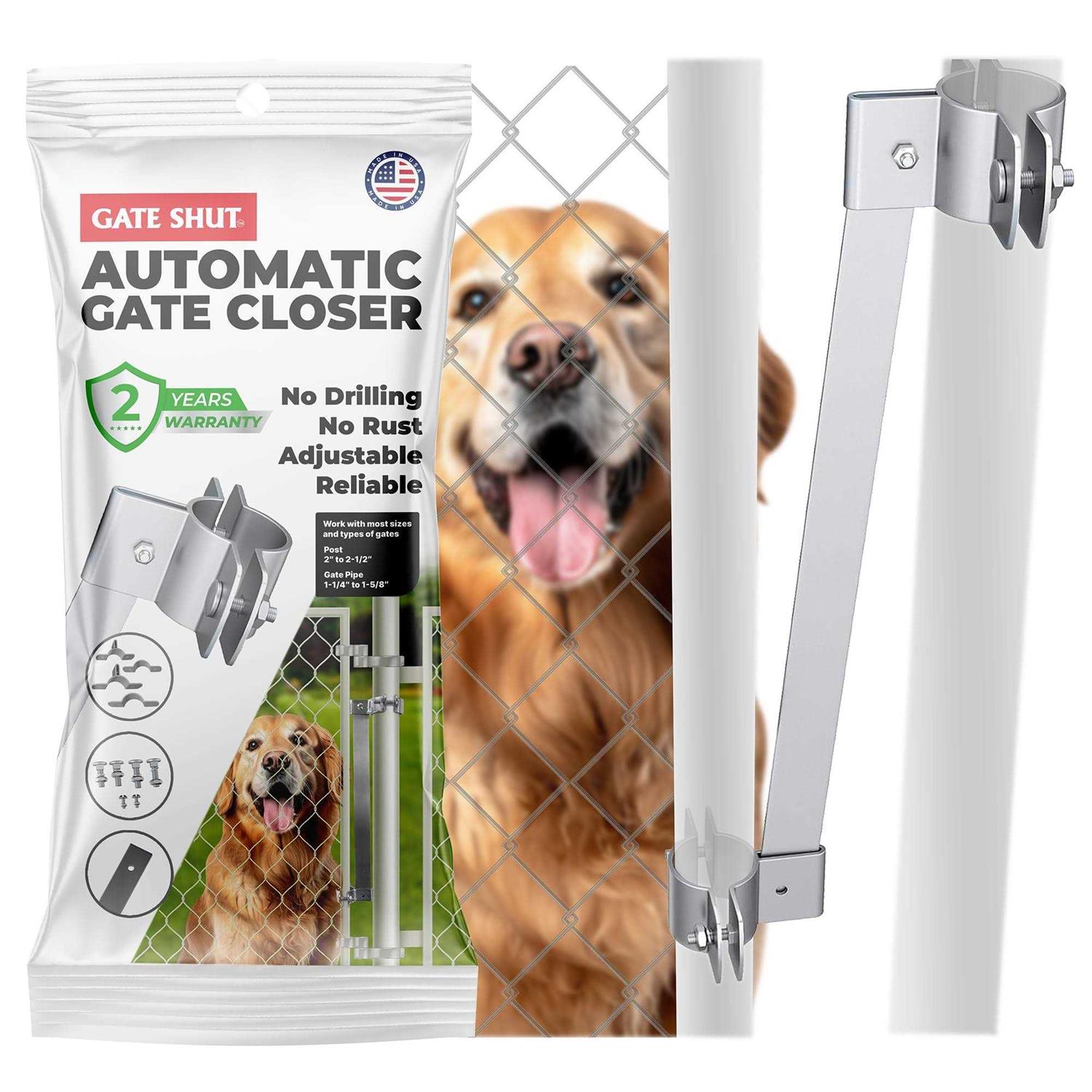 Gate Latch POSTMNT Blk - Inhomebuy