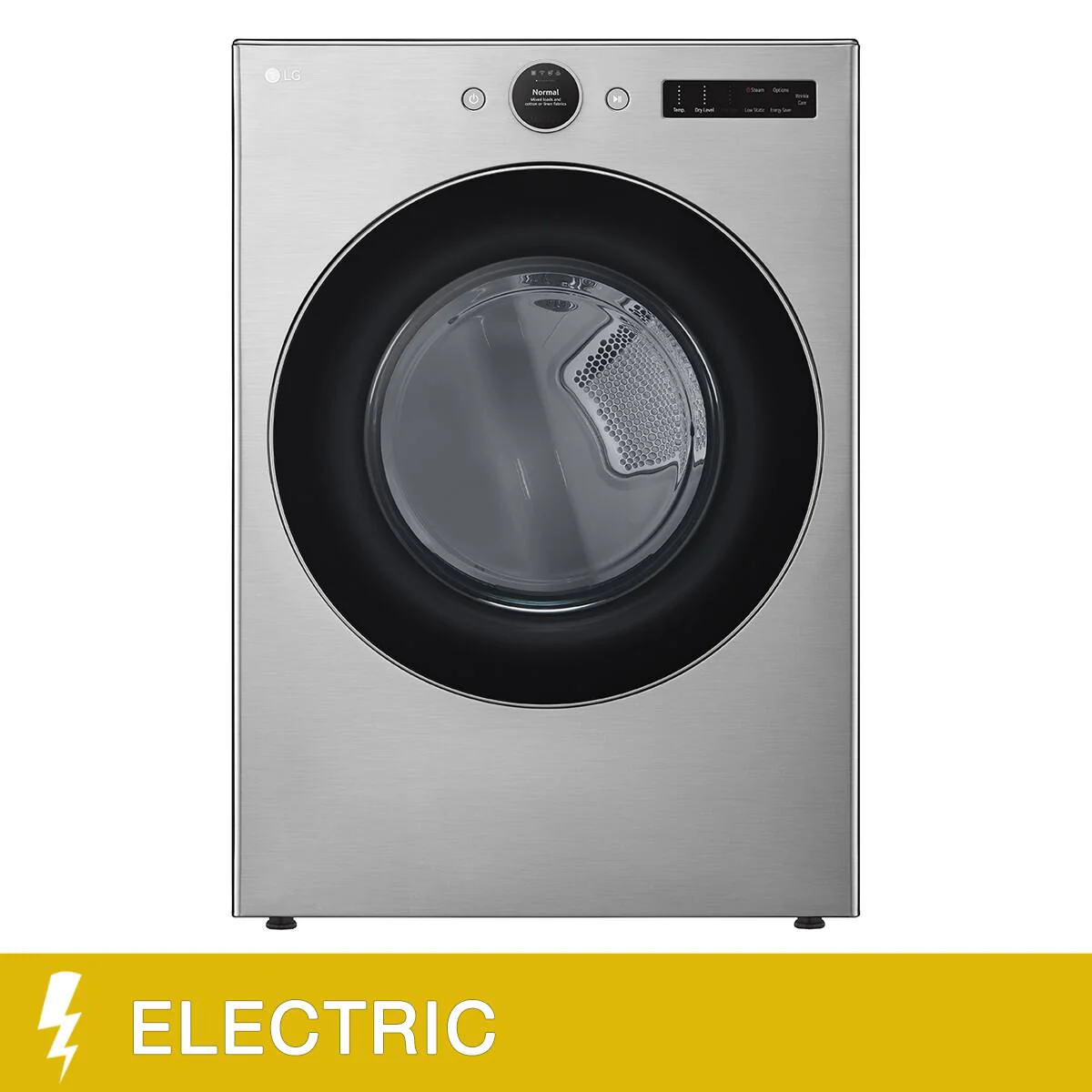 LG 7.4 CU FT. GRAPHITE STEEL ELECTRIC DRYER WITH TURBOSTEAM - DLEX5500V - Inhomebuy