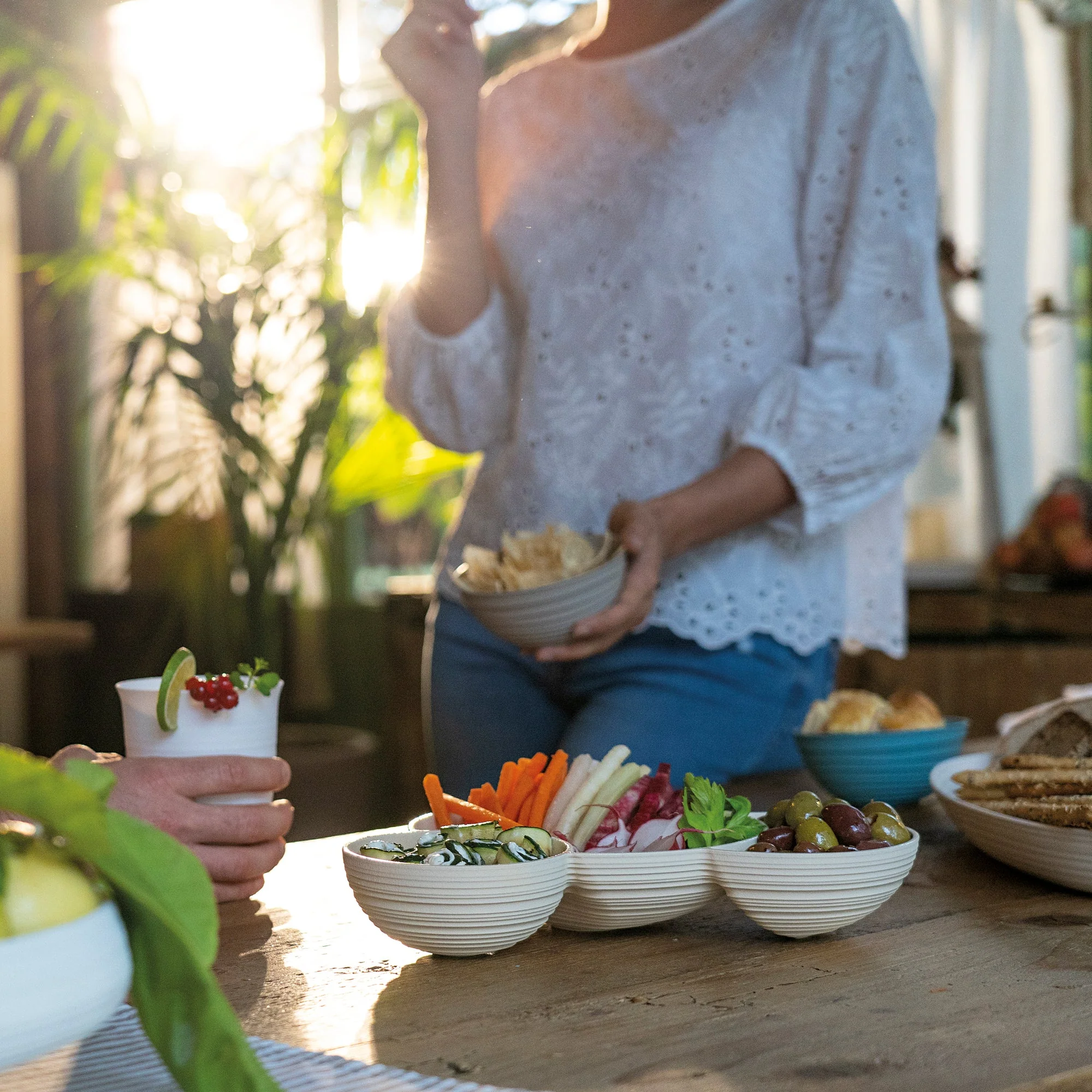 Hors D'oeuvres Dish Tierra Taupe - Inhomebuy