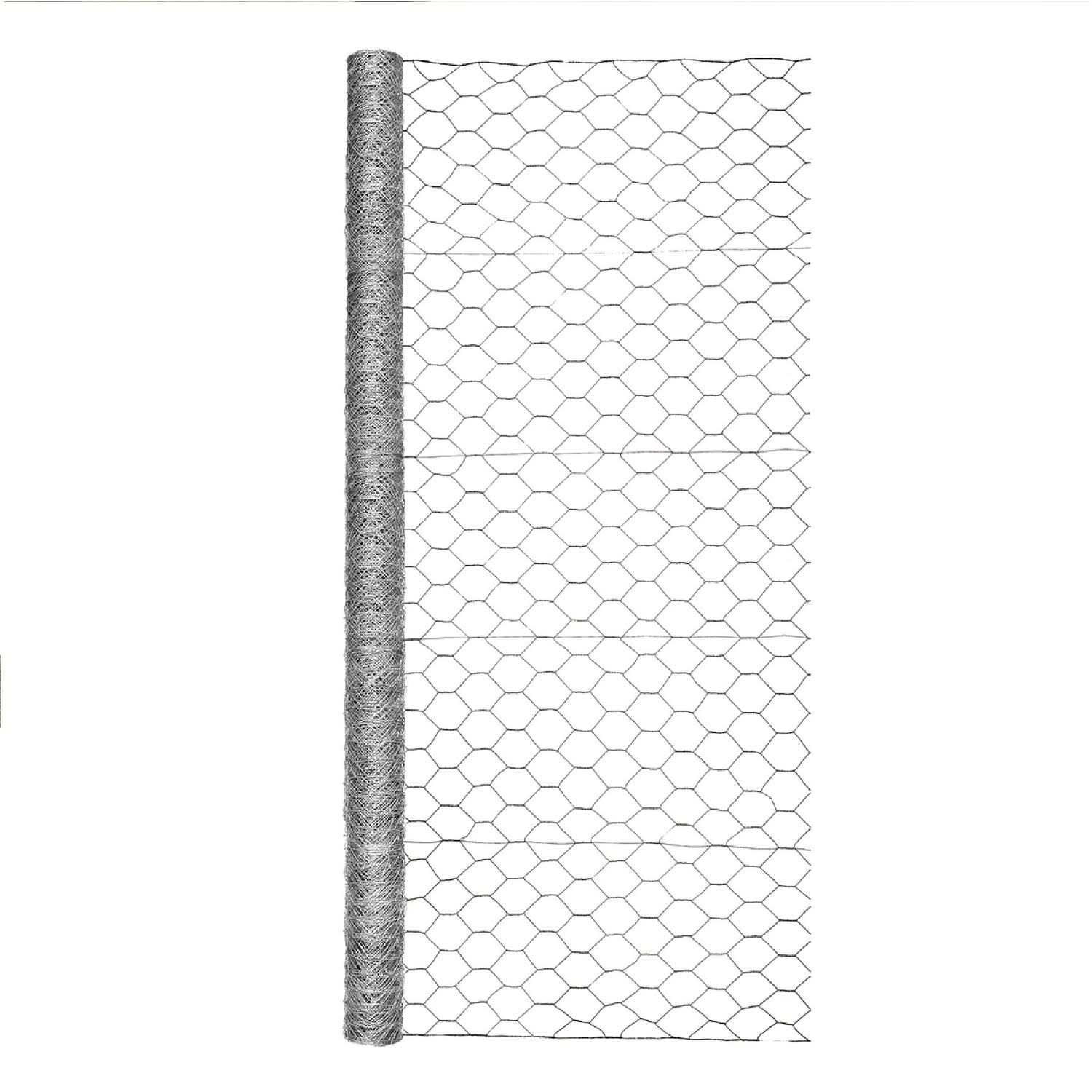 Garden Zone 40 in. x 50 ft. Galvanized Rabbit Guard Wire Fence 344050 - Inhomebuy