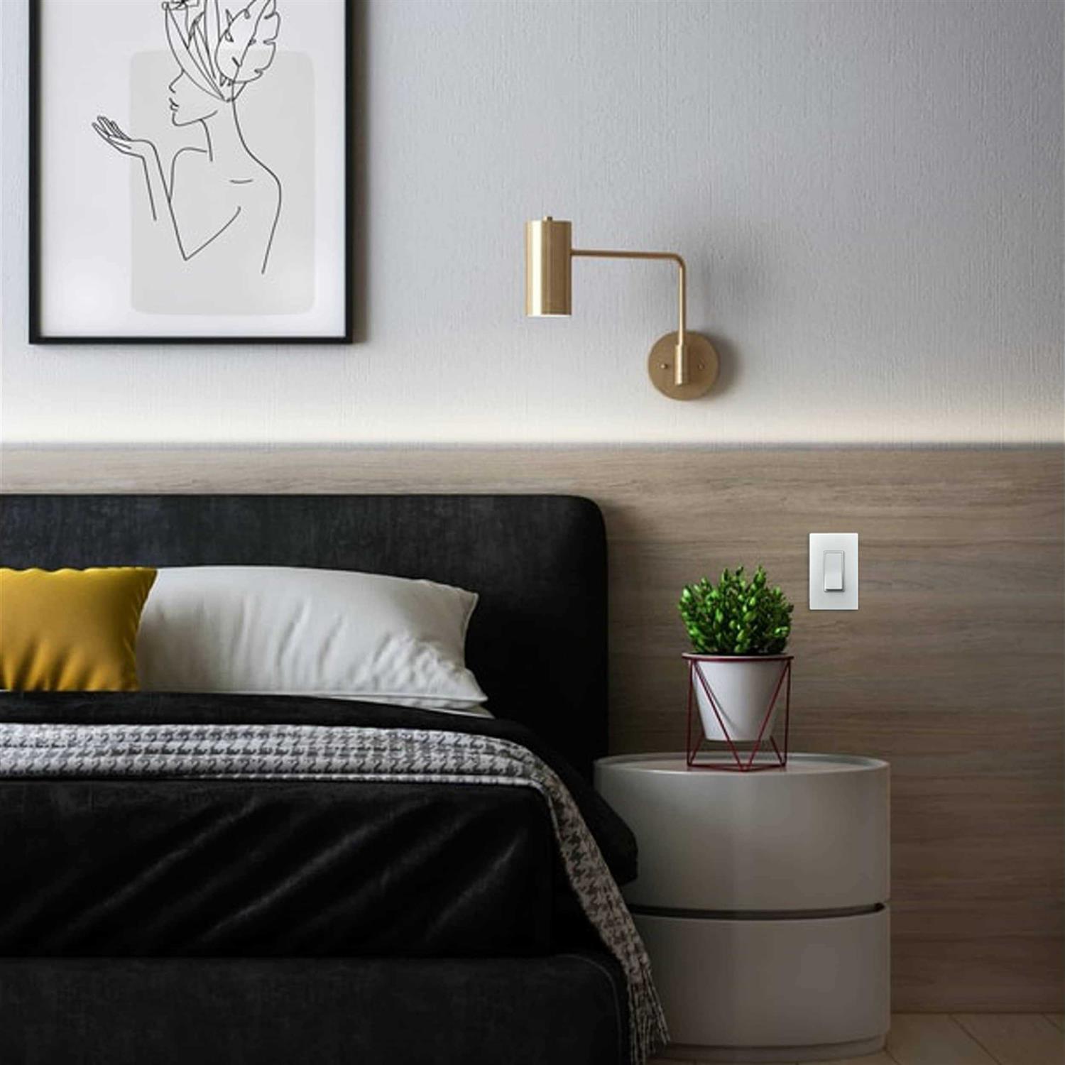 Pass & Seymour 3 Gang Recessed TV Media Box with Low Voltage Brush Insert TV3LVKITWCC2 - Inhomebuy