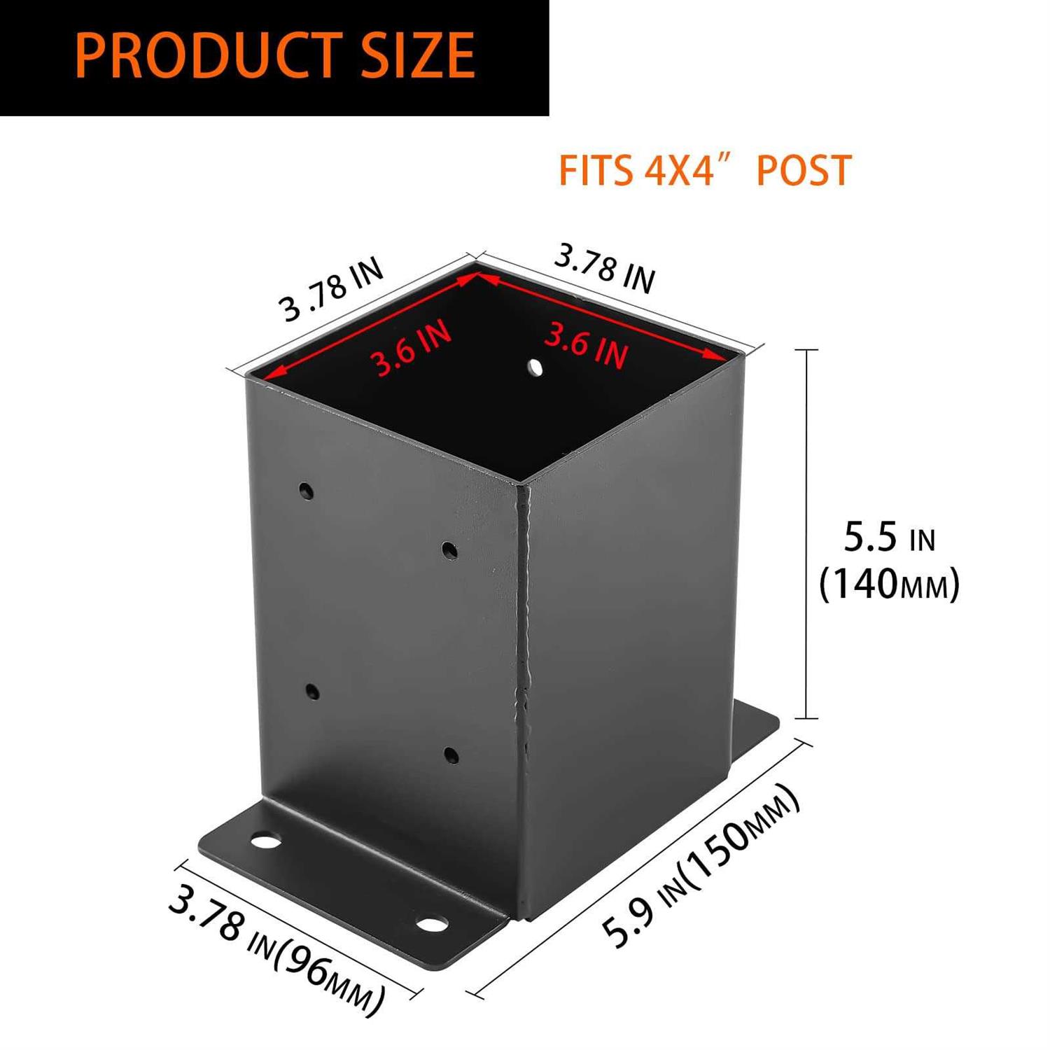 Positive Insulated Battery Power Junction Post Block 3/8 Lug X 16 Thread - Inhomebuy