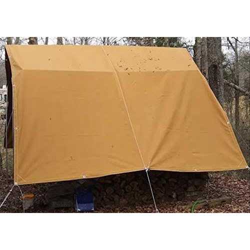 Mytee Products Tan Canvas Tarp 12oz Heavy Duty Water Resistant - Inhomebuy