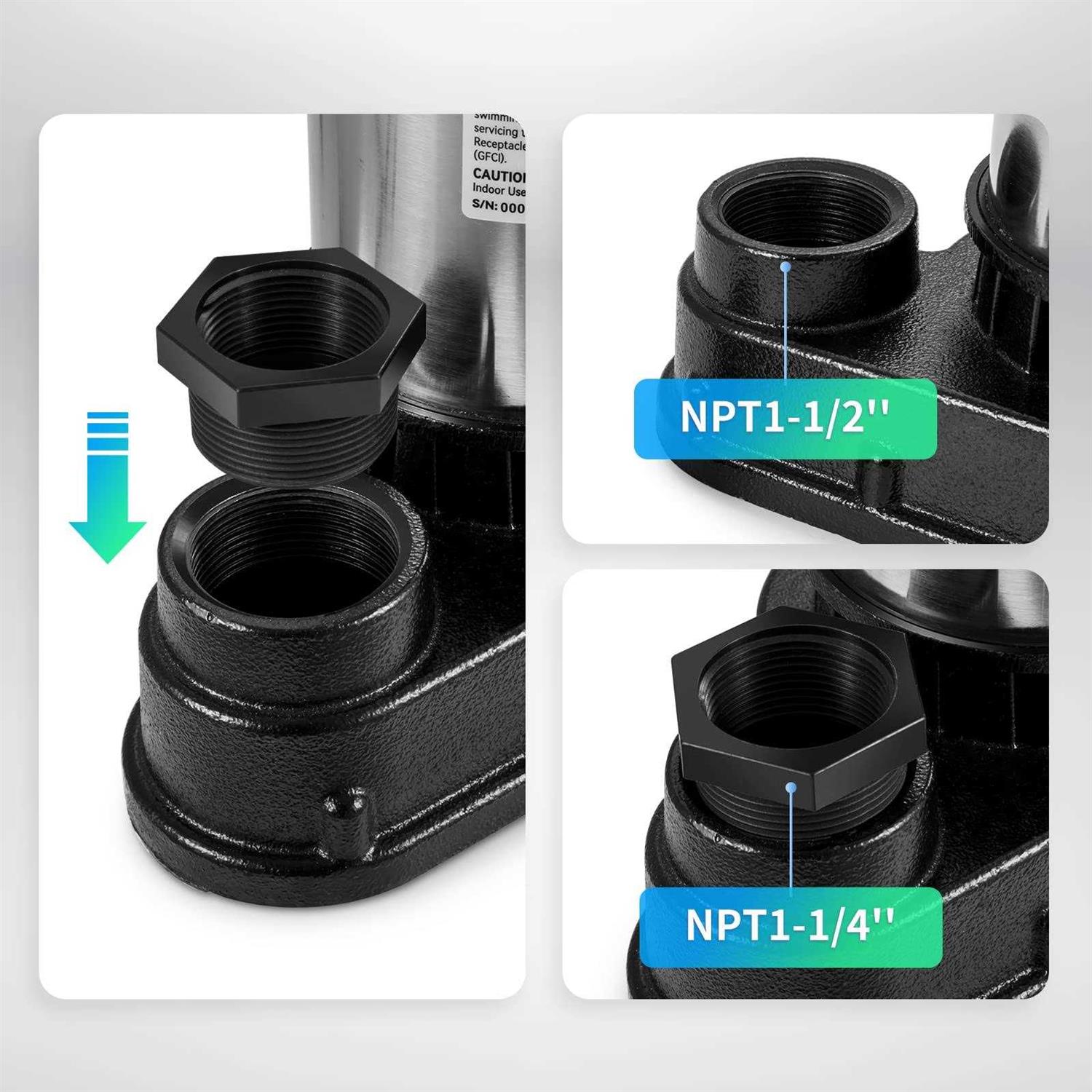 VEVOR 1.5 Hp Electric Motor 56C Frame Single Phase Tefc 115/230 V 141556C DJS141556C0000001V6 - Inhomebuy