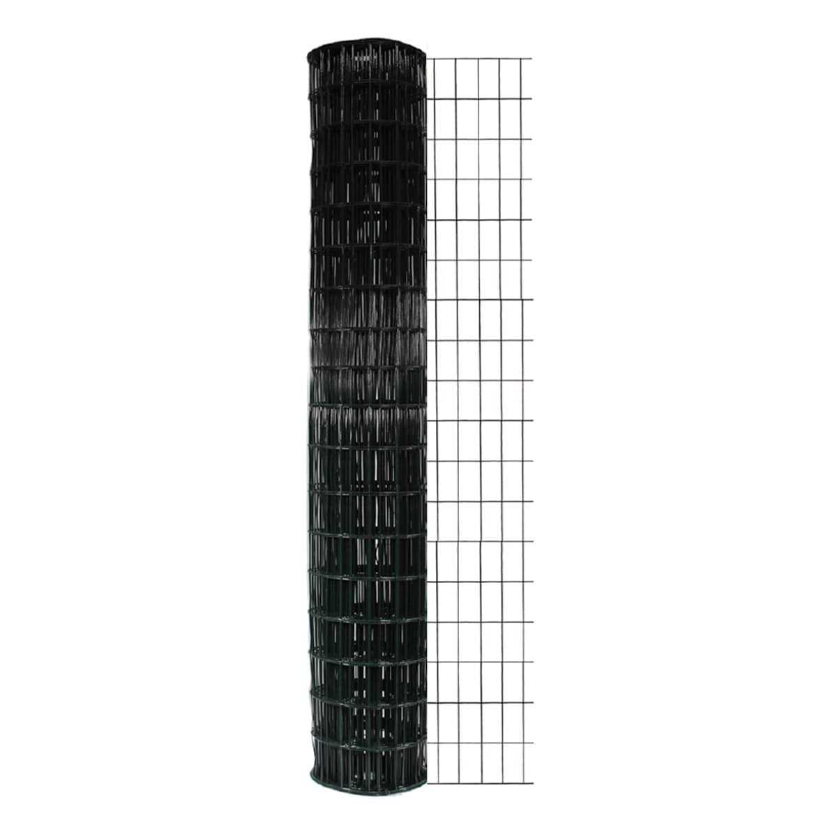 Garden Craft 50-ft x 4-ft Black Steel Welded Wire Rolled Fencing with Mesh Size 2-in x 3-in - Inhomebuy
