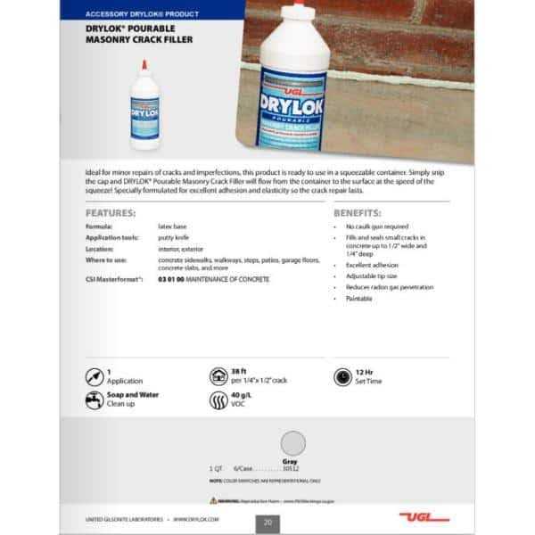 Drylok 1 gal Clear Penetrating Sealer 23613 - Inhomebuy