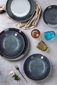 Round Plate 31cm Coupe Oriantal - Inhomebuy