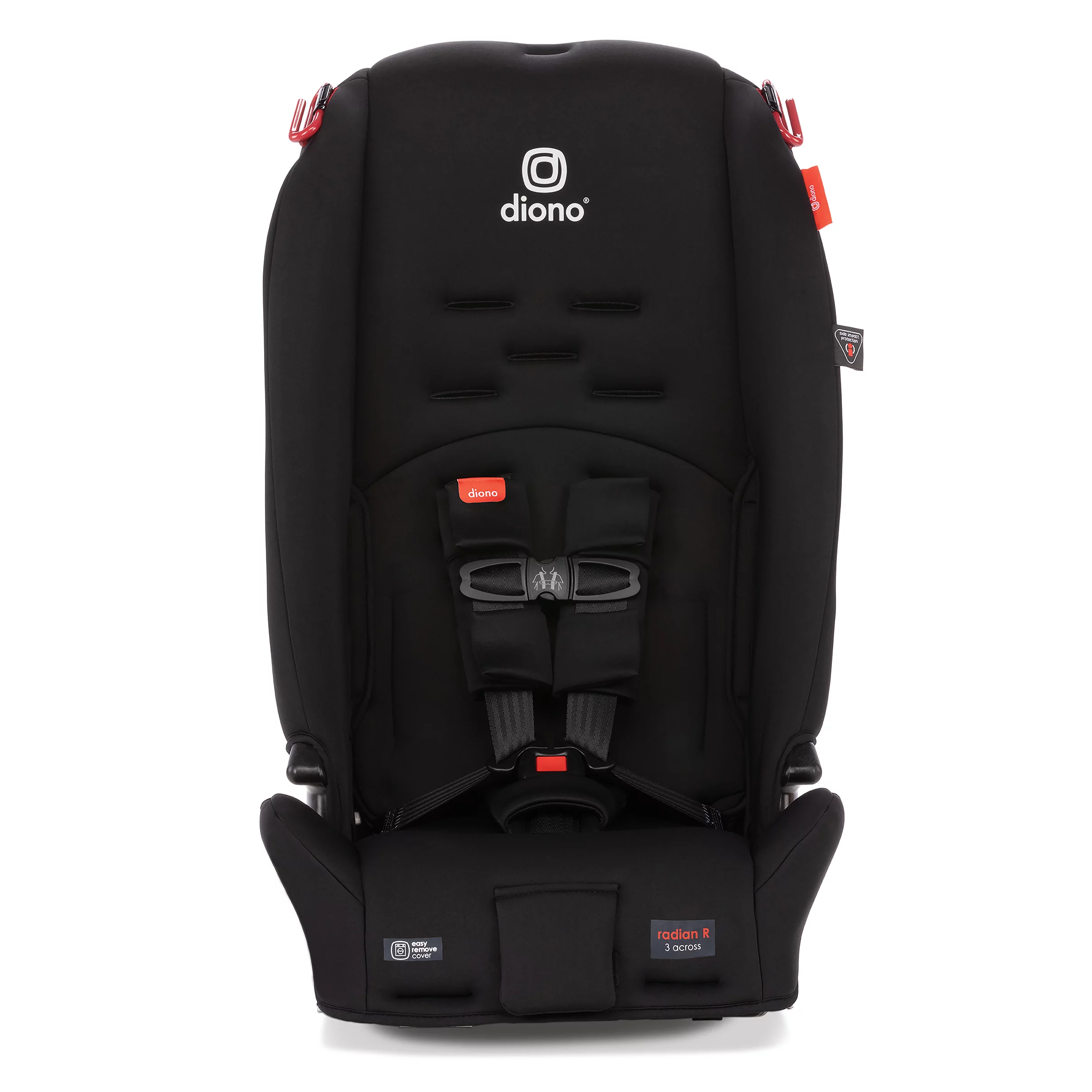 Diono Radian 3R All-in-One Convertible Car Seat, Slim Fit 3 Across, Black Jet - Inhomebuy