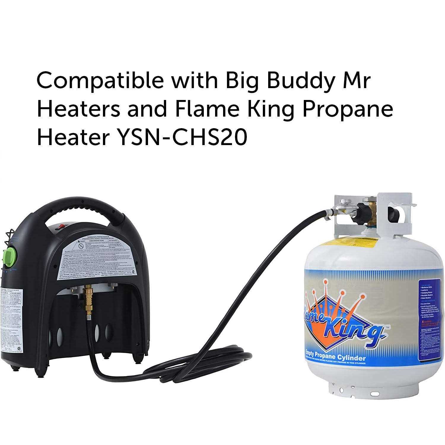 Flame King 11-lb Squatty Propane Tank Cylinder - Inhomebuy