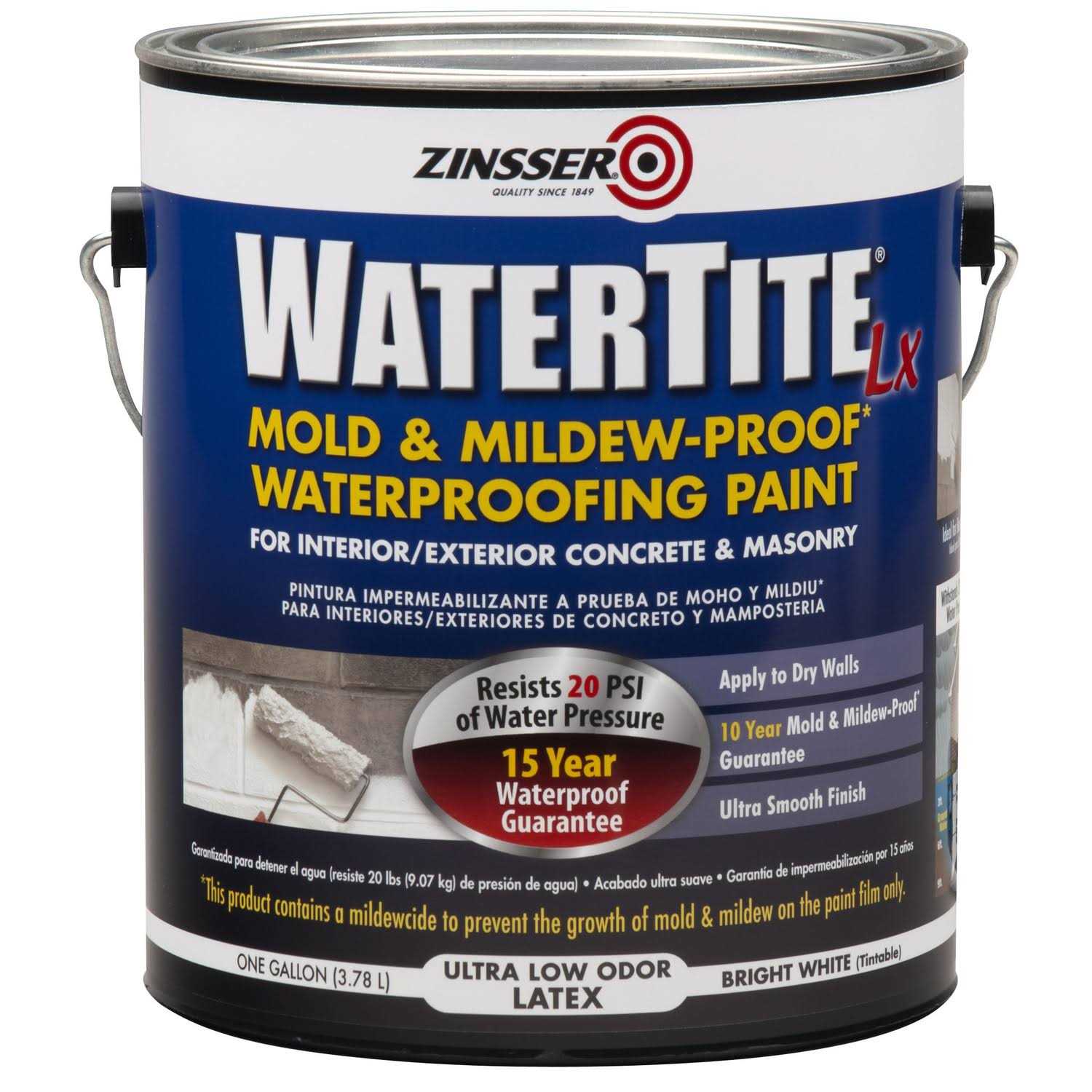 Zinsser 2001CT Bulls Eye 1-2-3 Primer – 1 Gal – 4 / Carton – White - Inhomebuy