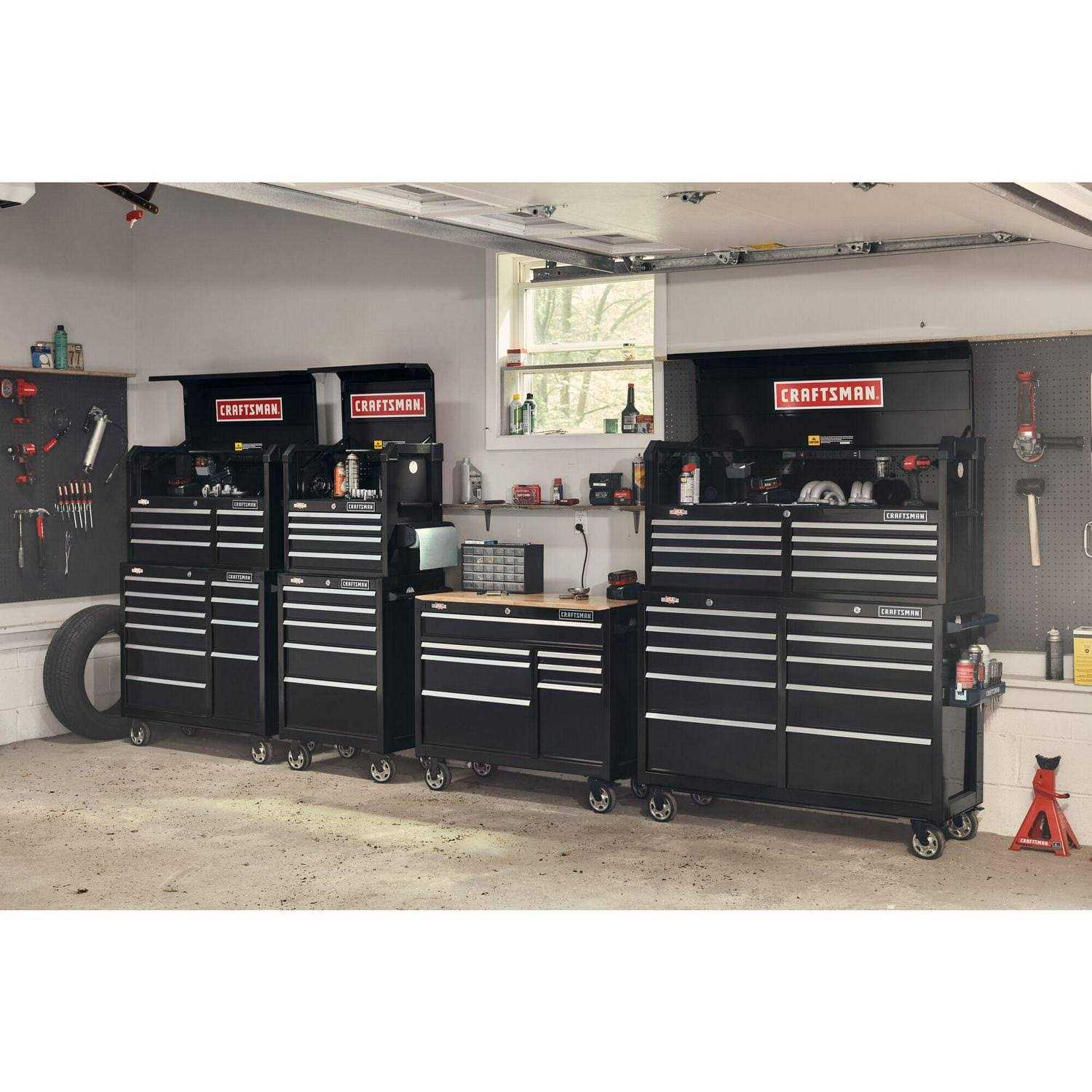 Craftsman 2000 Series 26.5-in W x 37.5-in H 5-Drawer Steel Rolling Tool Cabinet CMST - Inhomebuy