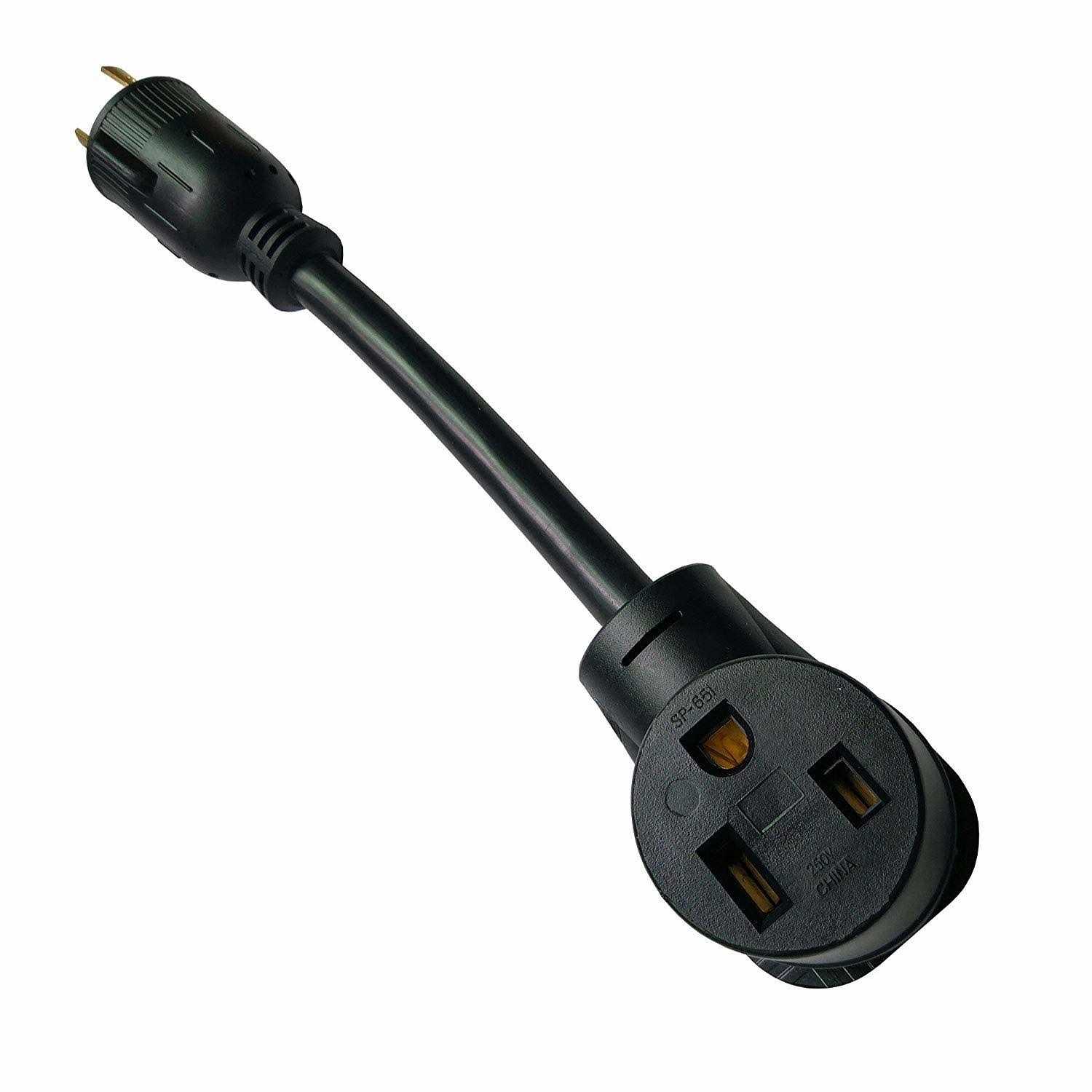 Parkworld 885200 Splitter RV 50A to 30A & 15A V adapter cord 14-50P male to TT-30R & 5-15R female - Inhomebuy