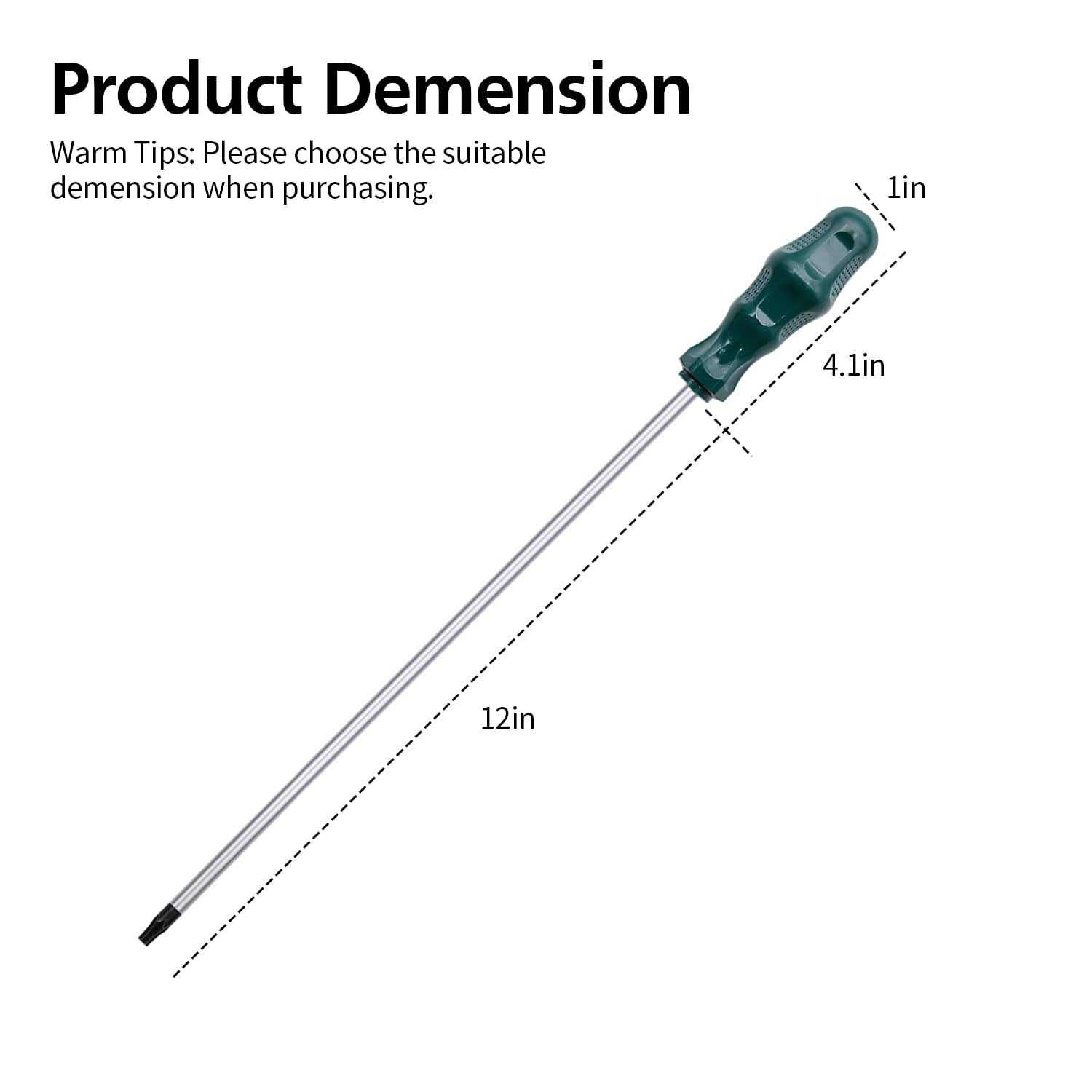 Extra Long Torx Bit Socket Set Long 3.5 Torx Bit in 3/8 Drive T10 - Inhomebuy