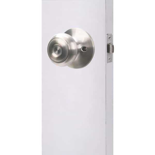 Defiant Castle Matte Black Door Handleset with Hartford Knob - Inhomebuy