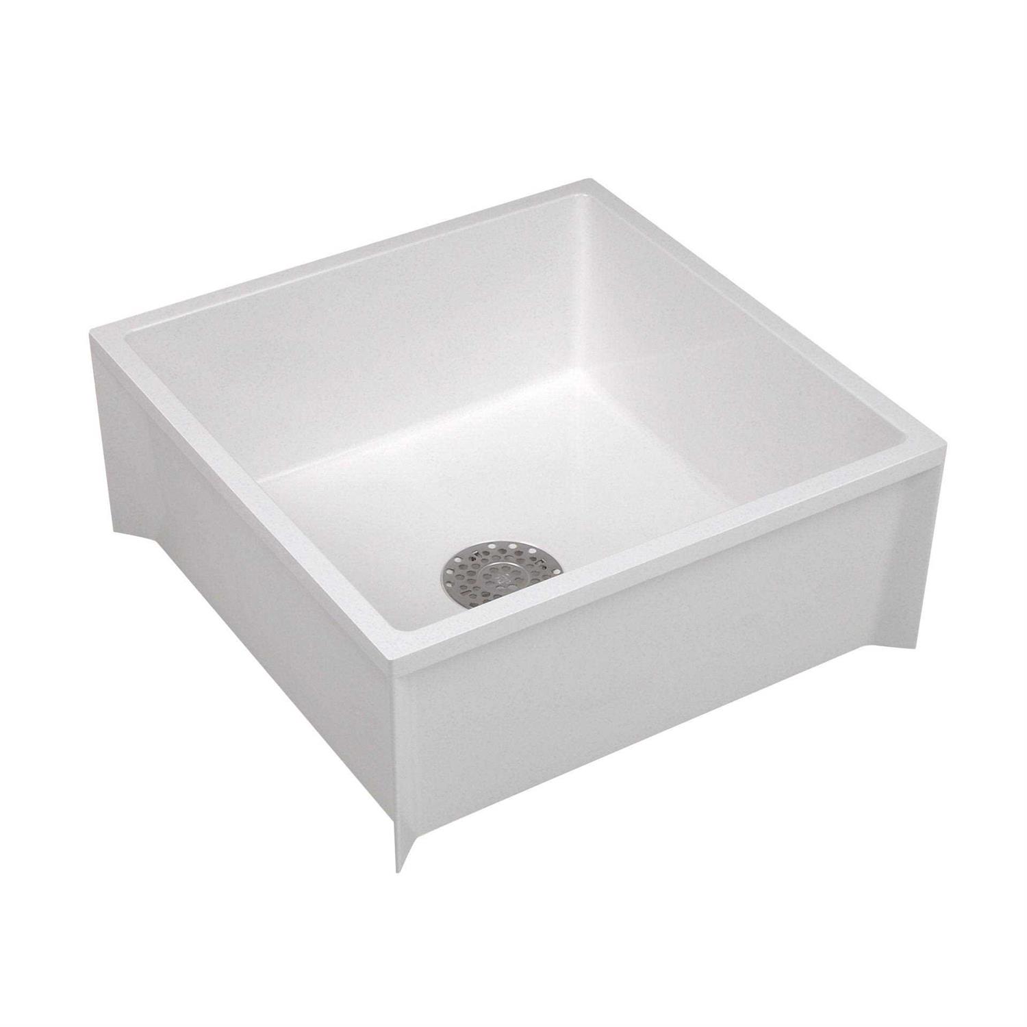 Mustee 63CM Mustee Mop Service Sink E. L. Mustee SMC Fiberglass - Inhomebuy