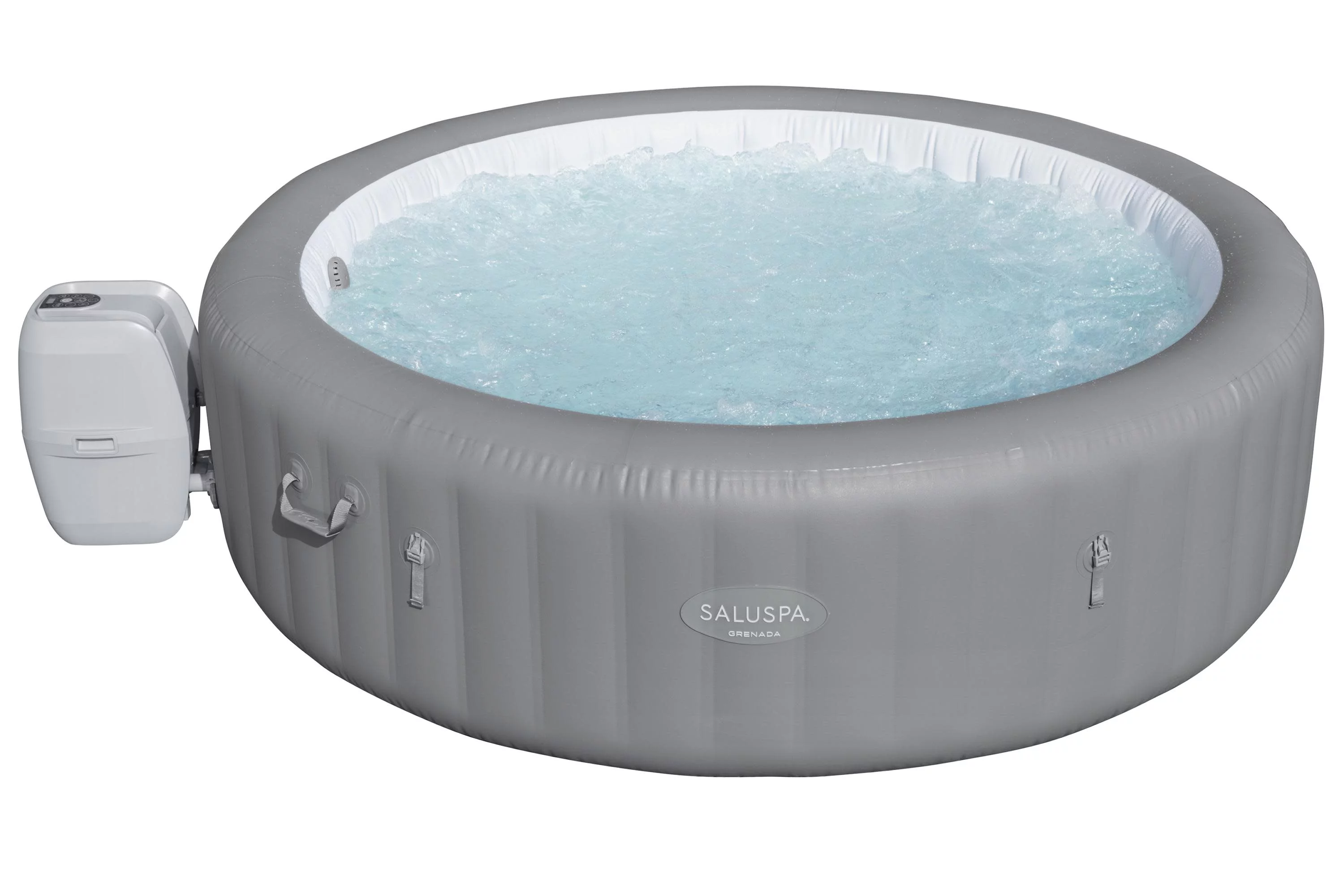 Bestway SaluSpa Grenada 6-8 Person Inflatable AirJet Hot Tub Spa - Inhomebuy