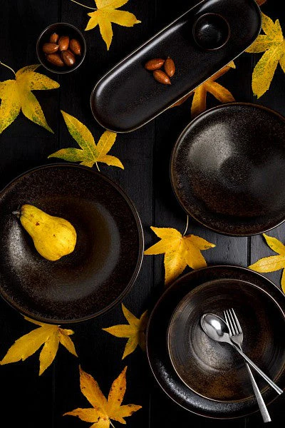 Dinner Plate 30cm Rust Bronzo - Inhomebuy