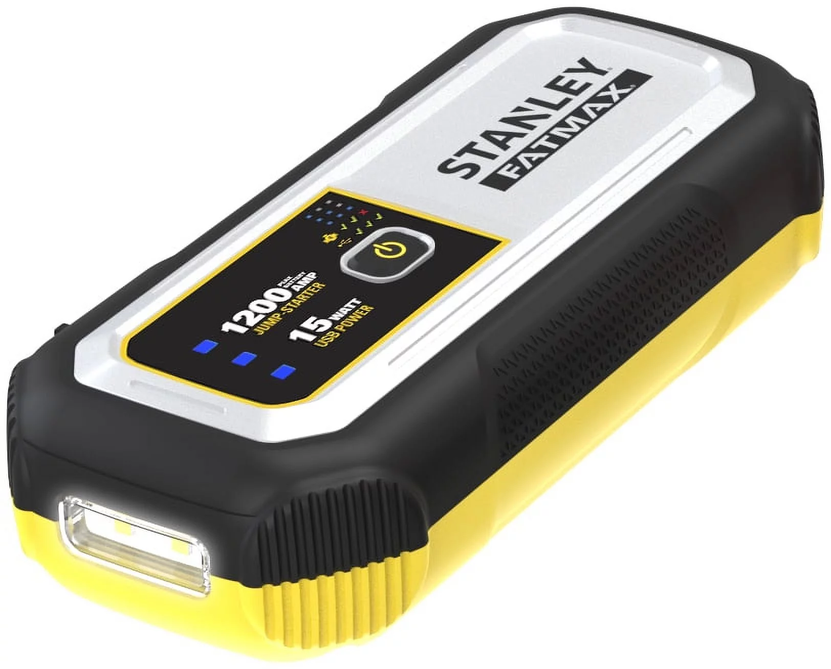 Stanley FatMax 1200 Amp, Lithium Jump Starter with USB Power Bank - Inhomebuy