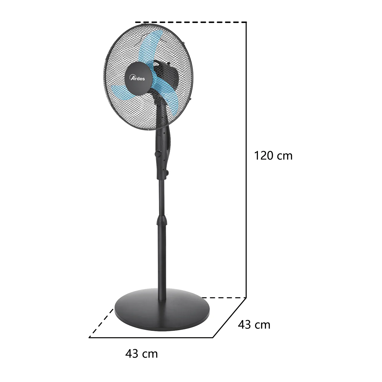 Easy 41PB Plus �?Pedestal Fan - Inhomebuy
