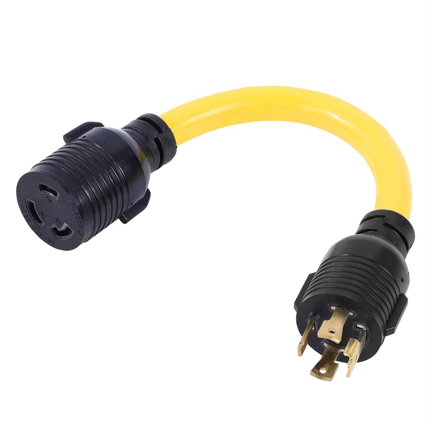 Onetak Nema 6-50P To 14-30R 240V 50 Amp 3 Male Plug To 4 Female Receptacle - Inhomebuy