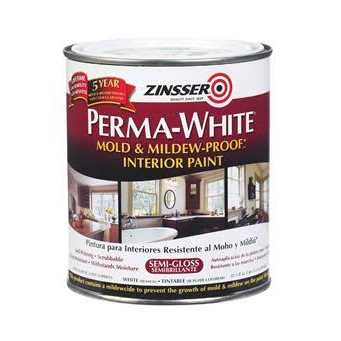 Zinsser Perma Mold Mildew-Proof White Interior Paint - Inhomebuy