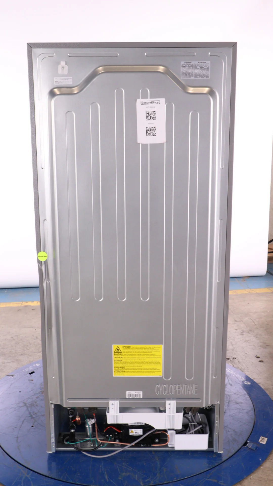 Midea 30 in. 18 cu. ft. Stainless Steel Top Mount Refrigerator - MRT18B2ASL - Inhomebuy