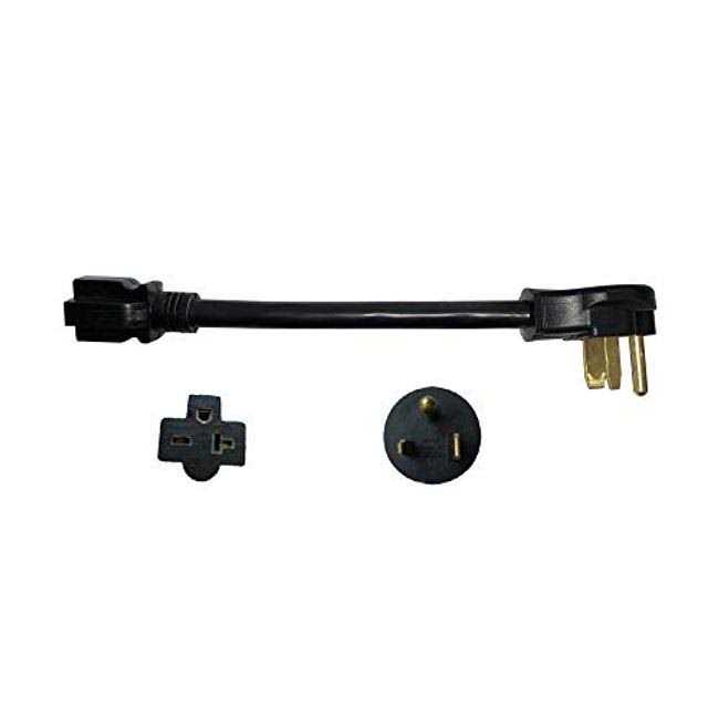 ONETAK NEMA 5-15P to 10-30R 120V 15 Amp 3 Prong Male Plug to 3 Prong Female Receptacle Dryer Welder Power Cord Adapter - Inhomebuy