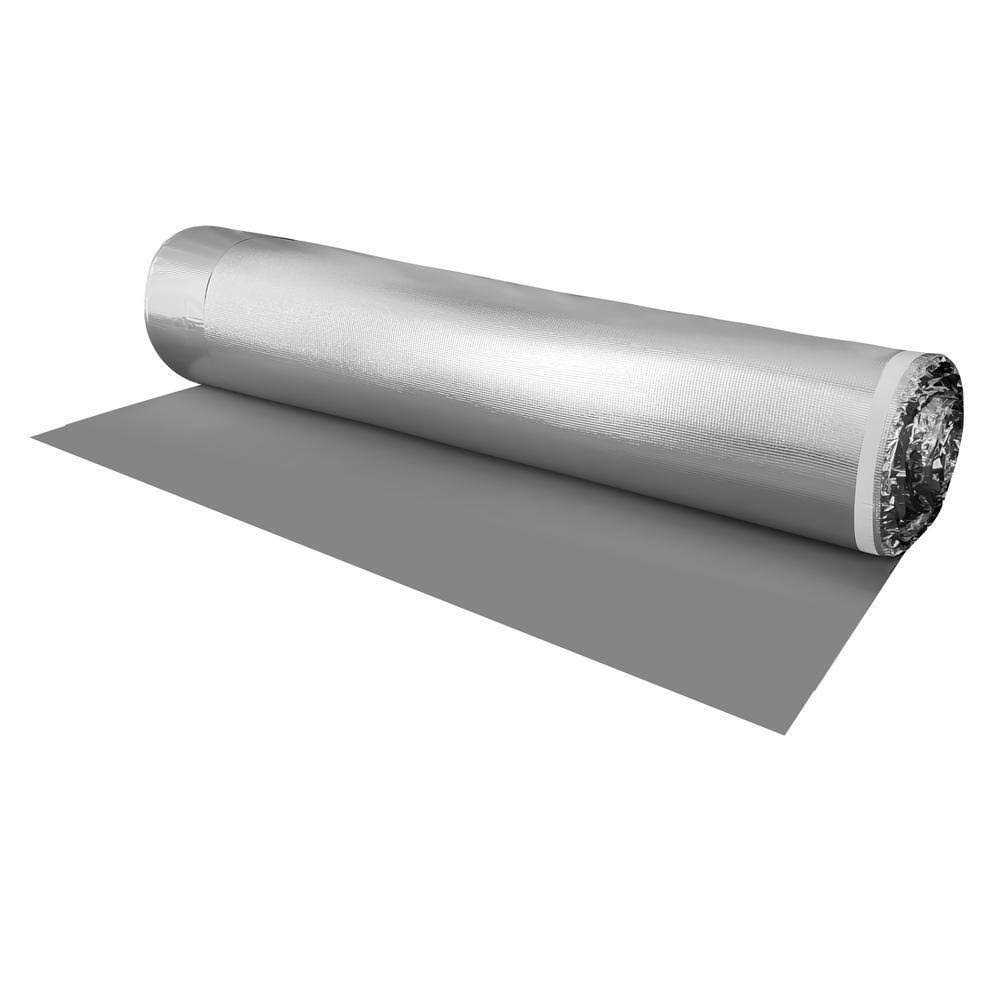 Dekorman Premium Plus T 120 mil Acoustic Underlayment with Silver Foil for Laminate Floor - Inhomebuy