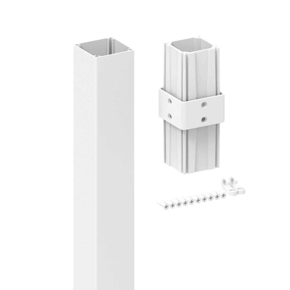 Freedom 1/4-in x 48-in x 8-ft Black Vinyl Privacy Lattice - Inhomebuy