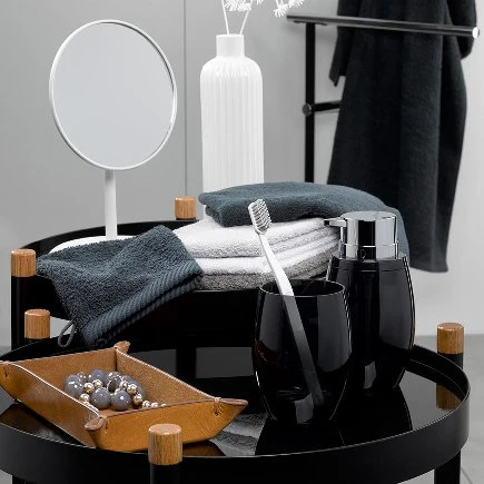 Bath Towel Ladessa Stone Grey - Inhomebuy