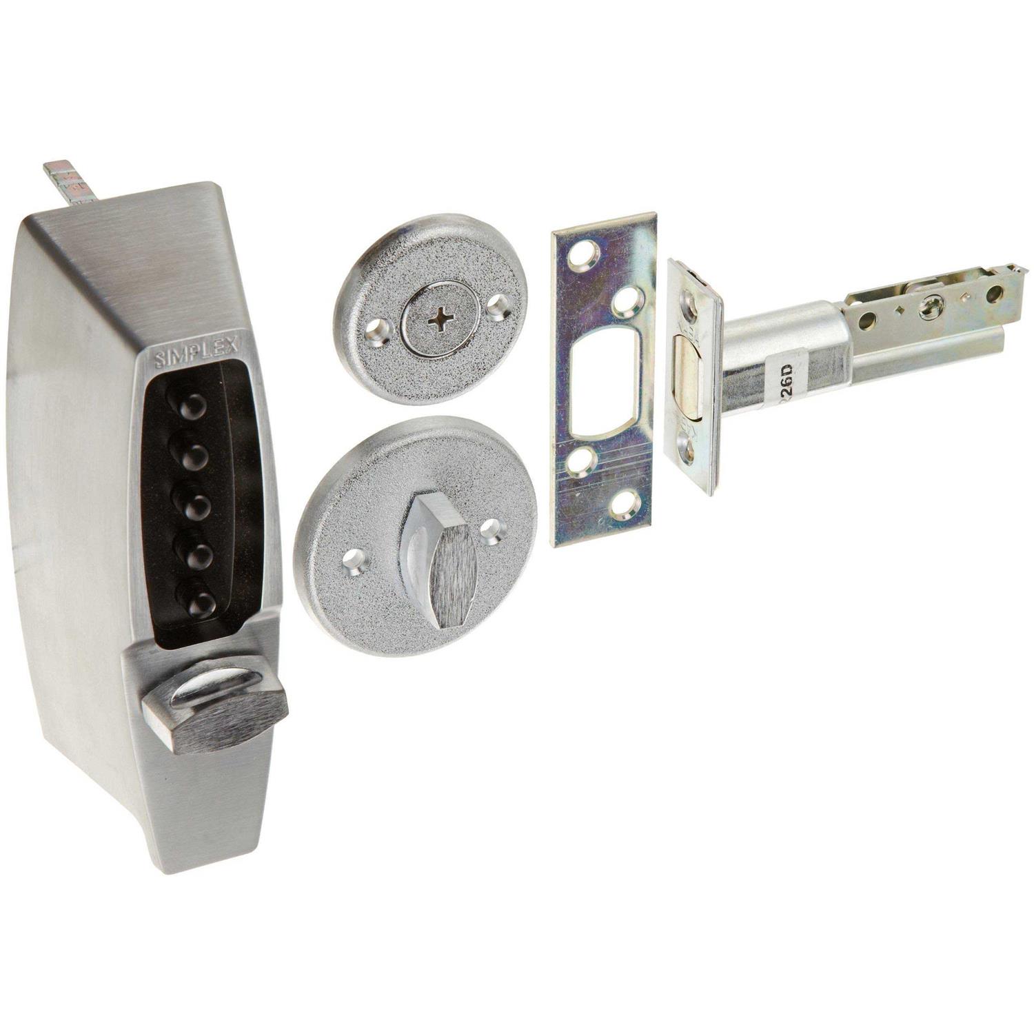 Kaba RH 1011 Lever Lock 26D, Satin - Inhomebuy
