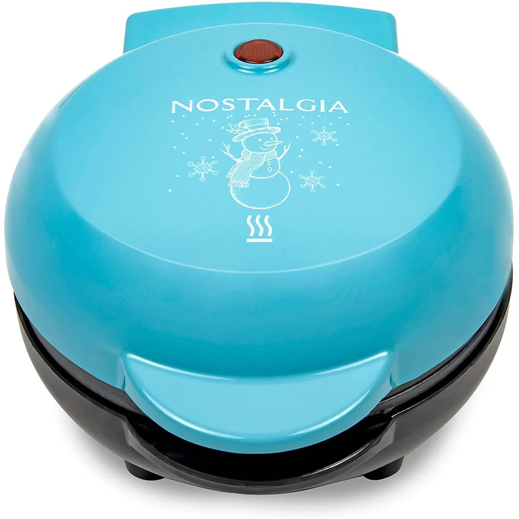 MyMini Personal Electric Snowman Waffle Maker - Inhomebuy