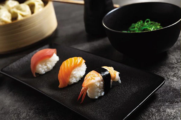 Oval Slanting Bowl 31.5x20cm Jao Black - Inhomebuy