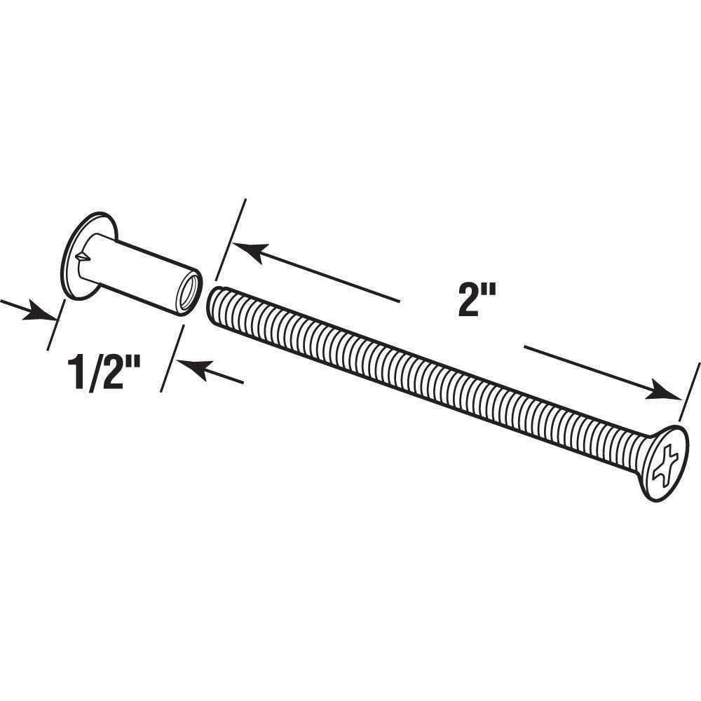 Prime-Line 2 Sliding Door Binder Posts MP2055 - Inhomebuy