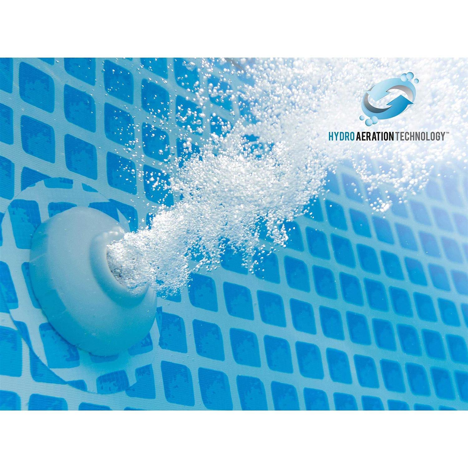 Intex 28601EG 330 GPH Easy Set Swimming Pool Cartridge Filter Pump with GFCI - Inhomebuy