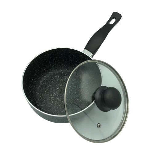 Healthy Bear 18cm aluminum Sauce Pan w/lid INDUCTION | BCAL-18SPG-IN - Inhomebuy